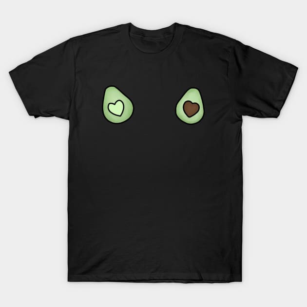 avocado heart T-Shirt by amenij